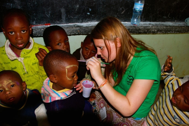 Teaching Children in Tanzania