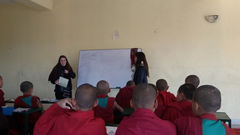 Teaching English at Buddhist Monastery