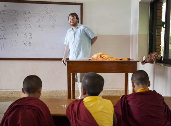 Teaching English at Buddhist Monastery