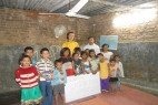 Teaching and helping children in Baljeet nagar Slums,Delhi