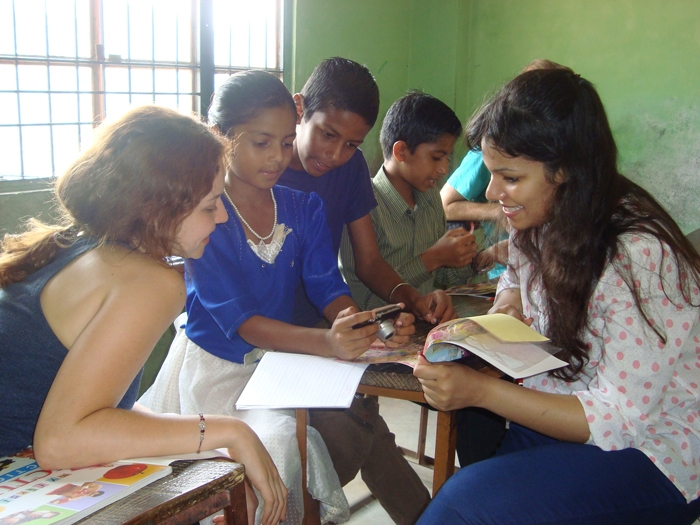 Teaching English volunteering in India