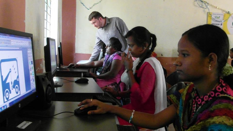 Teach Computer and IT skills in rural schools, India