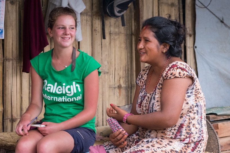 3-part impact projects in Nepal with Raleigh