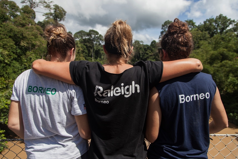 3-Part team projects in Borneo with Raleigh