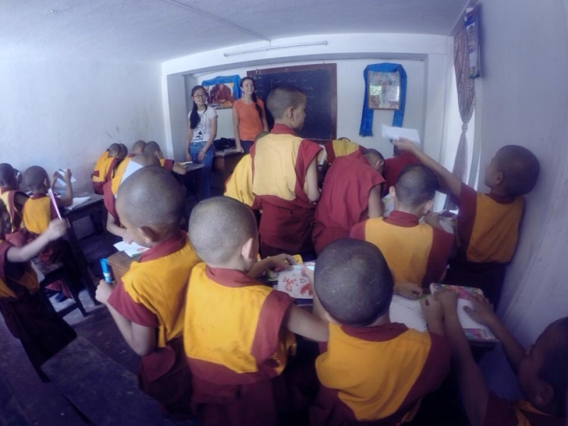 Teach English to Monks