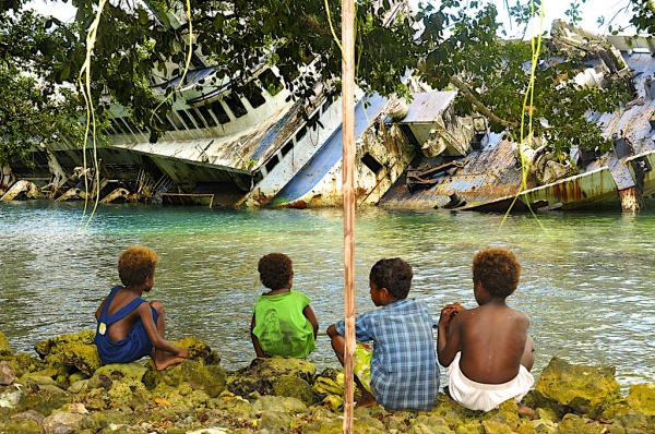 Photo: Tavanipupu Guadalcanal, Solomon Islands by Les Butcher