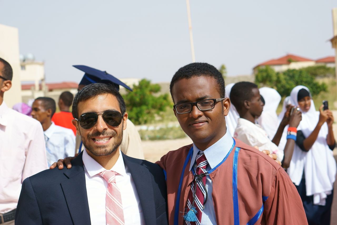 grant and abdisamad - 2nd Graduation, in June 2014
